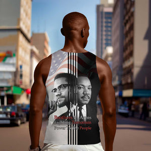 Civil Rights Legends Men Tank Top Martin Luther King And Malcolm X - African Pride
