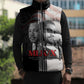 Martin Luther King And Malcolm X Sleeveless Puffer Jacket Two Minds One Movement