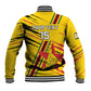Custom Zimbabwe Football Baseball Jacket Grunge Style
