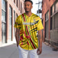 Custom Zimbabwe Football Baseball Jersey Grunge Style