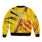 Custom Zimbabwe Football Bomber Jacket Grunge Style