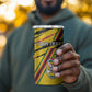 Custom Zimbabwe Football 4 in 1 Can Cooler Tumbler Grunge Style