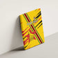 Custom Zimbabwe Football Canvas Wall Art Grunge Style