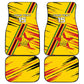 Custom Zimbabwe Football Car Mats Grunge Style
