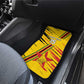 Custom Zimbabwe Football Car Mats Grunge Style