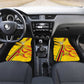 Custom Zimbabwe Football Car Mats Grunge Style