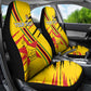 Custom Zimbabwe Football Car Seat Cover Grunge Style
