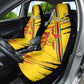 Custom Zimbabwe Football Car Seat Cover Grunge Style
