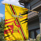 Custom Zimbabwe Football Garden Flag Grunge Style