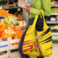 Custom Zimbabwe Football Grocery Bag Grunge Style