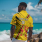 Custom Zimbabwe Football Hawaiian Shirt Grunge Style