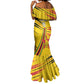 Custom Zimbabwe Football Mermaid Dress Grunge Style