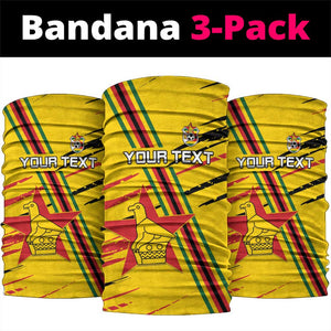 Custom Zimbabwe Football Neck Gaiter Grunge Style LT15