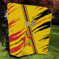 Custom Zimbabwe Football Quilt Grunge Style