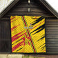Custom Zimbabwe Football Quilt Grunge Style