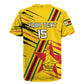 Custom Zimbabwe Football Rugby Jersey Grunge Style