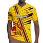 Custom Zimbabwe Football Rugby Jersey Grunge Style