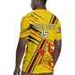 Custom Zimbabwe Football Rugby Jersey Grunge Style