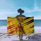 Custom Zimbabwe Football Sarong Grunge Style