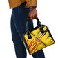 Custom Zimbabwe Football Shoulder Handbag Grunge Style