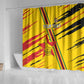 Custom Zimbabwe Football Shower Curtain Grunge Style