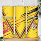 Custom Zimbabwe Football Skinny Tumbler Grunge Style
