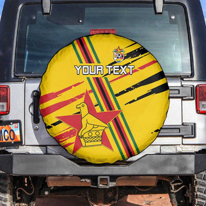 Custom Zimbabwe Football Spare Tire Cover Grunge Style