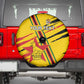 Custom Zimbabwe Football Spare Tire Cover Grunge Style