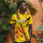 Custom Zimbabwe Football T shirt Grunge Style