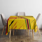 Custom Zimbabwe Football Tablecloth Grunge Style