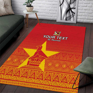 Custom Zimbabwe Cricket Area Rug Go Champions