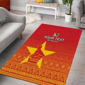Custom Zimbabwe Cricket Area Rug Go Champions