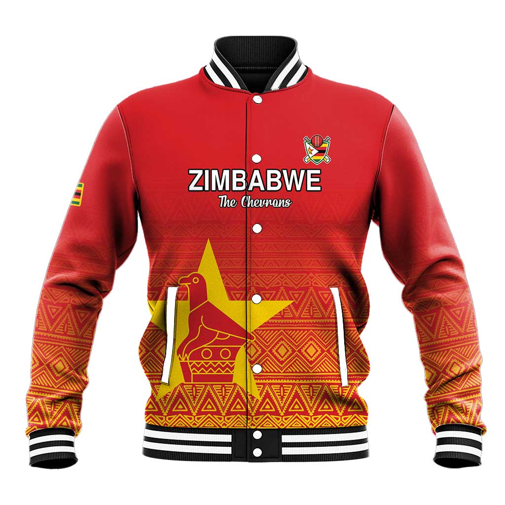 Custom Zimbabwe Cricket Baseball Jacket Go Champions