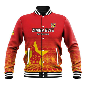 Custom Zimbabwe Cricket Baseball Jacket Go Champions