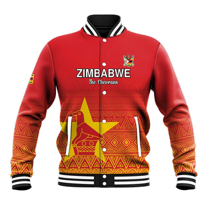 Custom Zimbabwe Cricket Baseball Jacket Go Champions