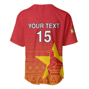Custom Zimbabwe Cricket Baseball Jersey Go Champions