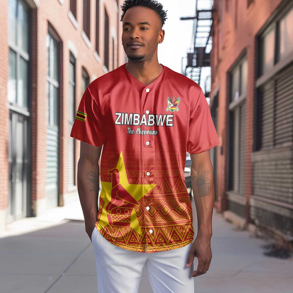 Custom Zimbabwe Cricket Baseball Jersey Go Champions