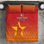 Custom Zimbabwe Cricket Bedding Set Go Champions