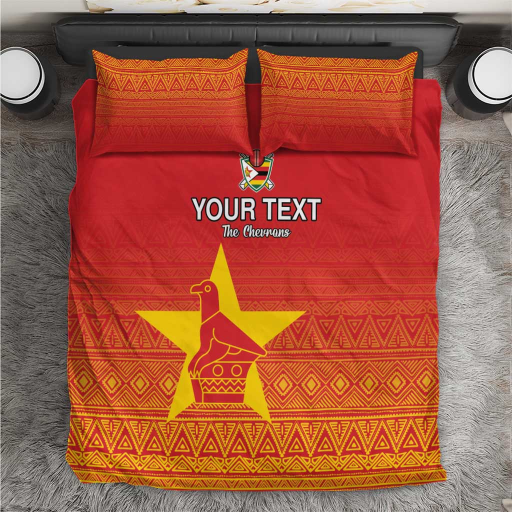 Custom Zimbabwe Cricket Bedding Set Go Champions