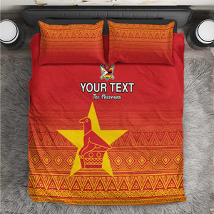 Custom Zimbabwe Cricket Bedding Set Go Champions