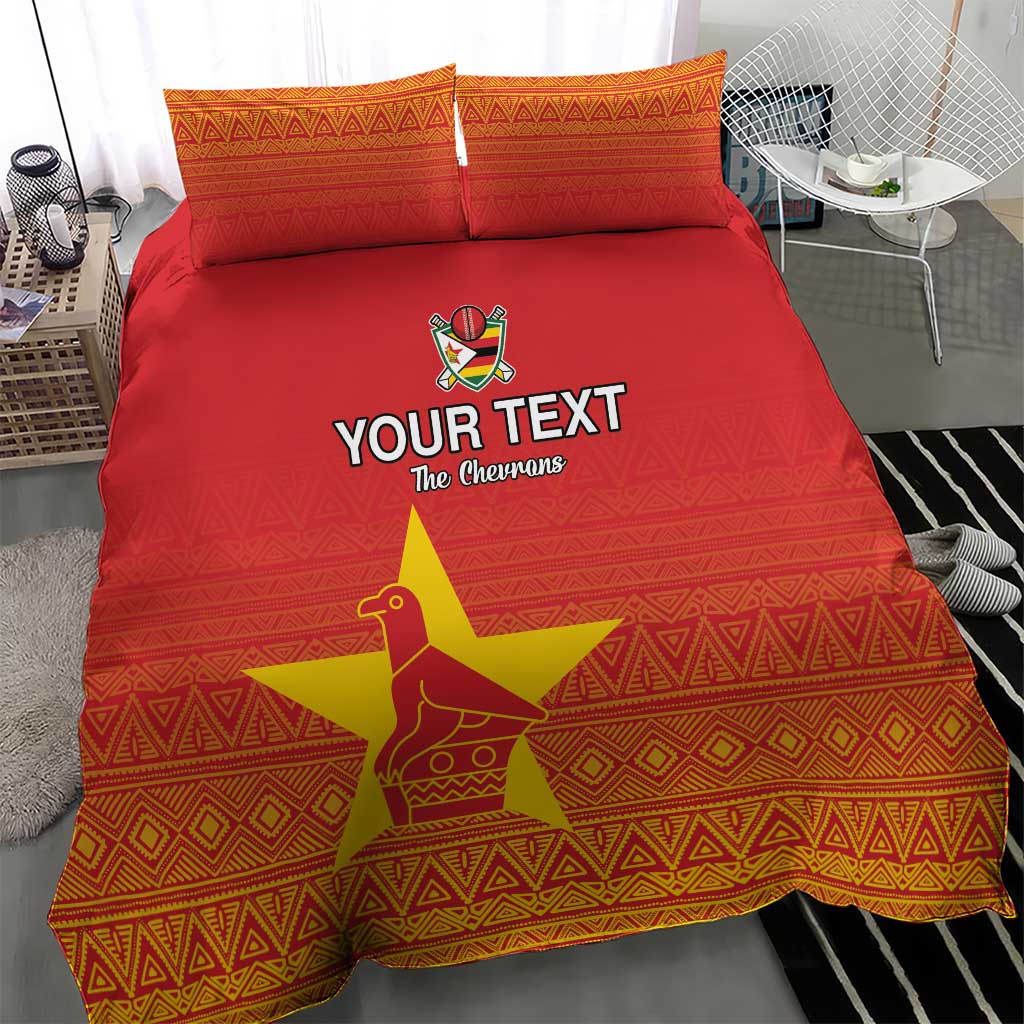 Custom Zimbabwe Cricket Bedding Set Go Champions
