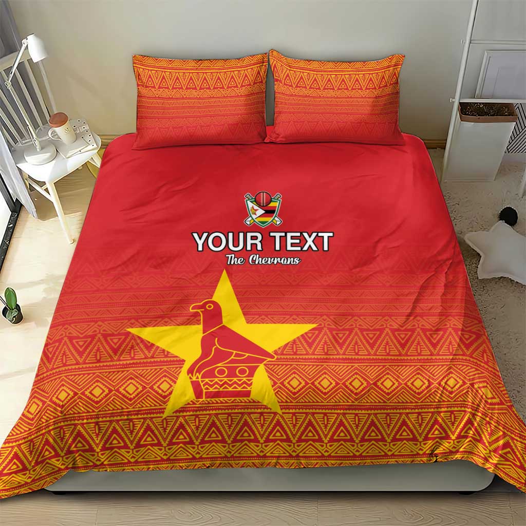 Custom Zimbabwe Cricket Bedding Set Go Champions