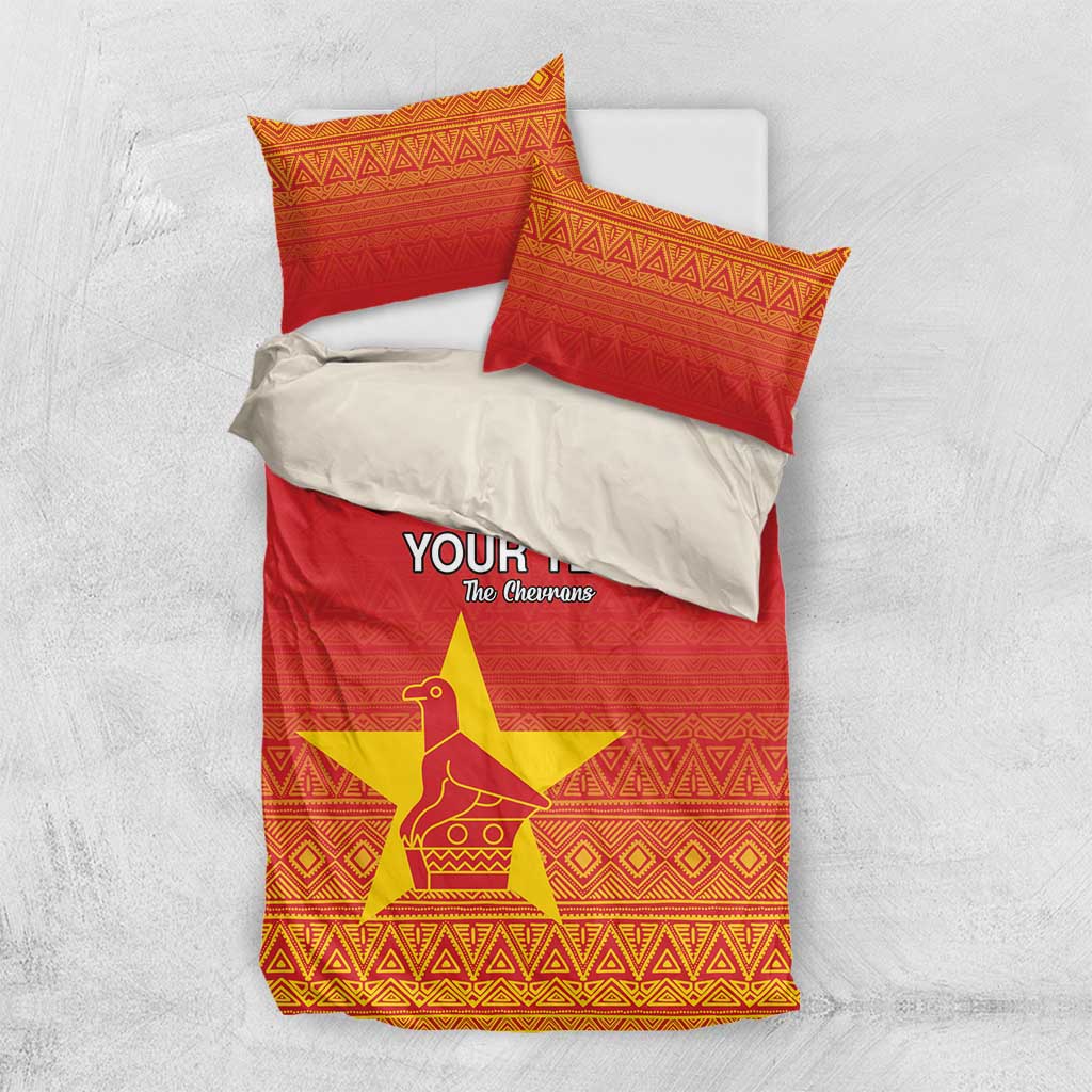 Custom Zimbabwe Cricket Bedding Set Go Champions