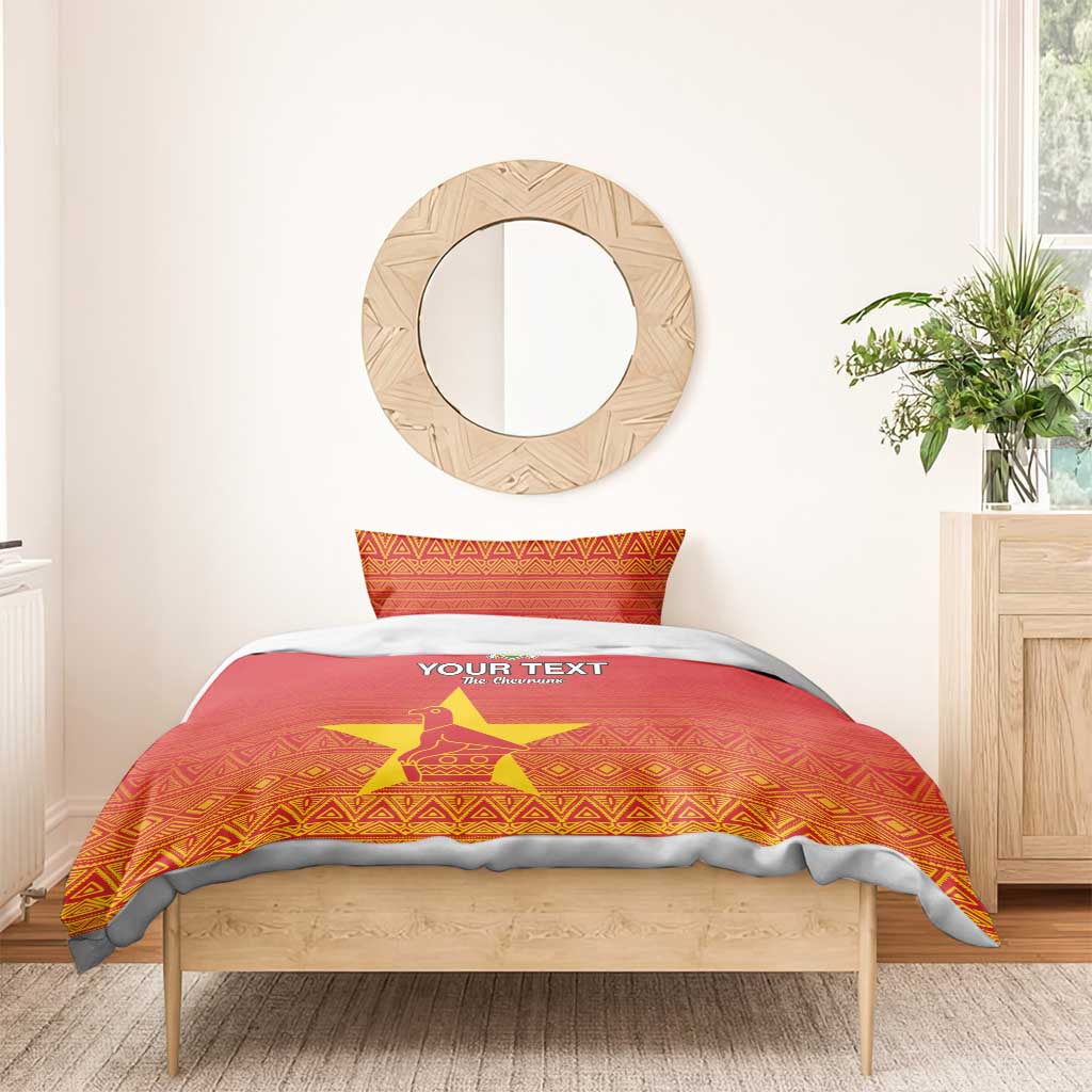Custom Zimbabwe Cricket Bedding Set Go Champions