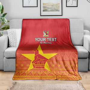 Custom Zimbabwe Cricket Blanket Go Champions