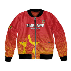 Custom Zimbabwe Cricket Bomber Jacket Go Champions