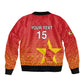 Custom Zimbabwe Cricket Bomber Jacket Go Champions