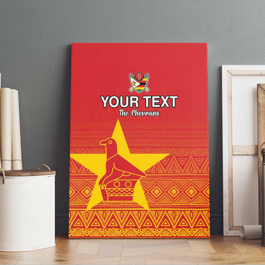Custom Zimbabwe Cricket Canvas Wall Art Go Champions