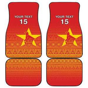 Custom Zimbabwe Cricket Car Mats Go Champions