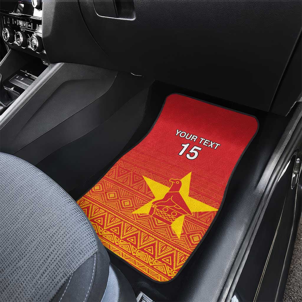 Custom Zimbabwe Cricket Car Mats Go Champions